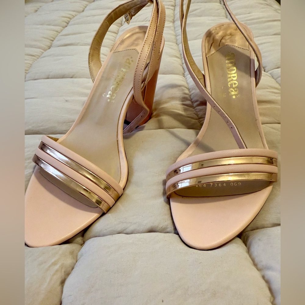Andrea Elegant Pink Strappy Heels - New